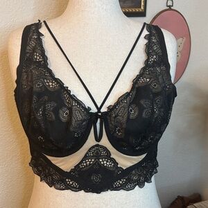Seriously Sexy Lace Unlined Longline Balconette Bra